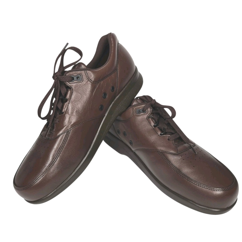 SAS TIME OUT Men's 11 M Walnut Brown Walking Shoes Lace-up Oxford Tripad